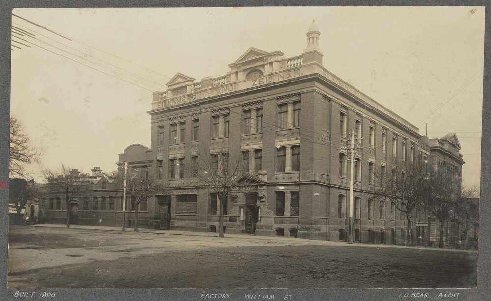 Eilenberg and Zeltner [Waterproof] Factory, William Street