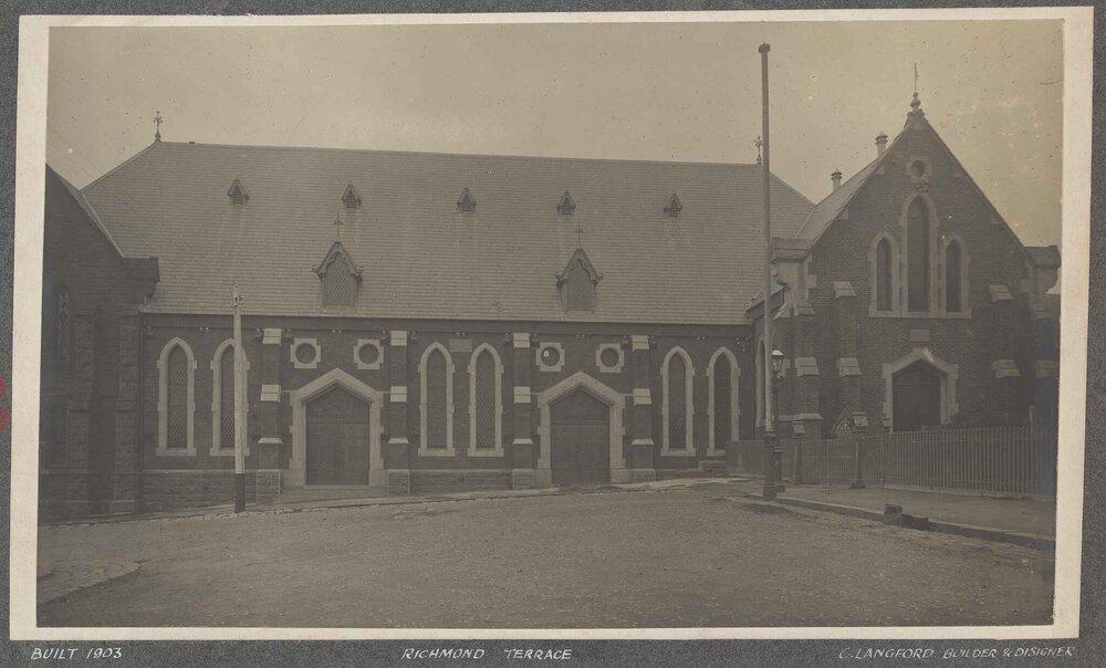 [St. Stephen's Anglican Church Hall,] Richmond Terrace