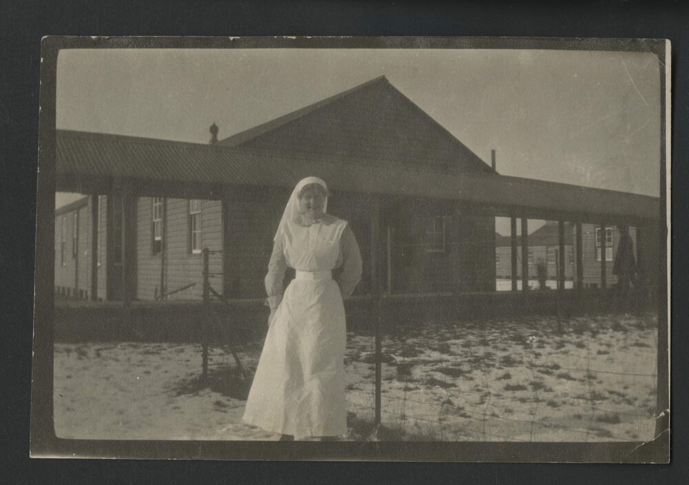 Lucy Rooke in the snow