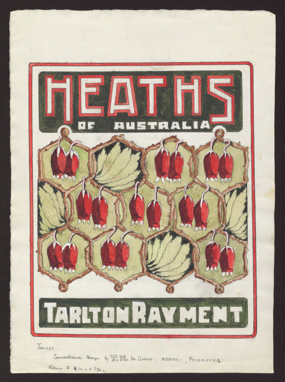 Heaths of Australia draft book jacket