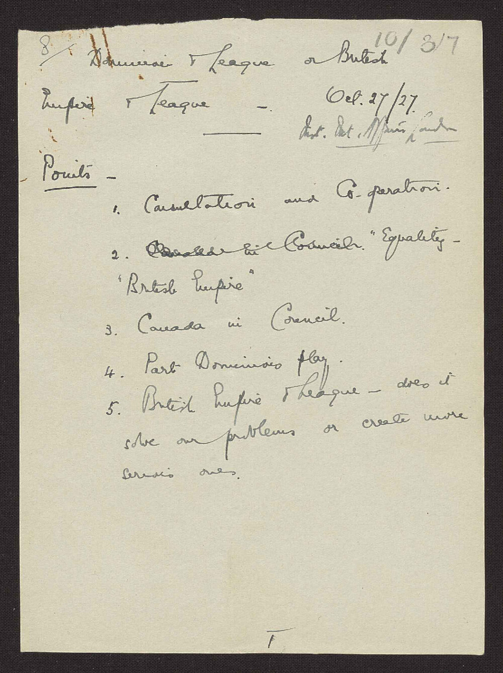 Disarmament and the Peace Treaty