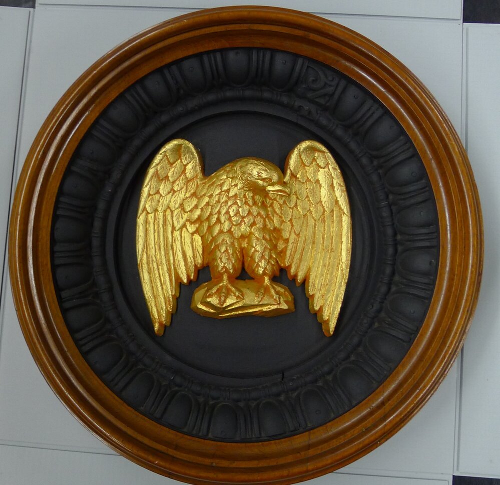 Carved Eagle in Frame