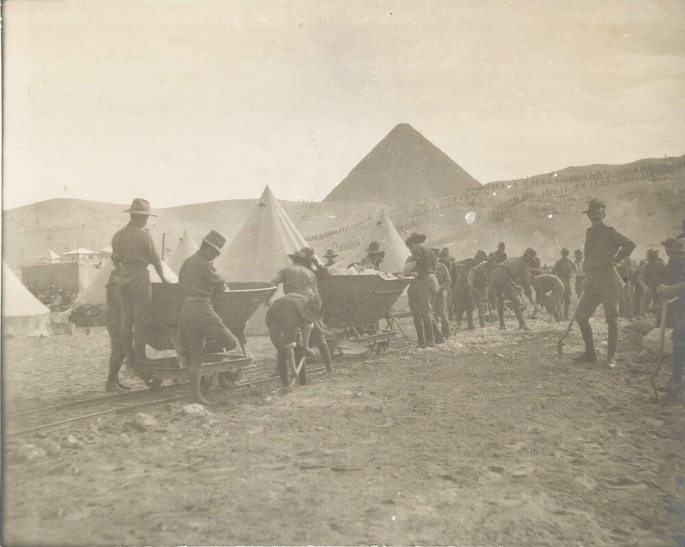 Makings of a camp, Egypt