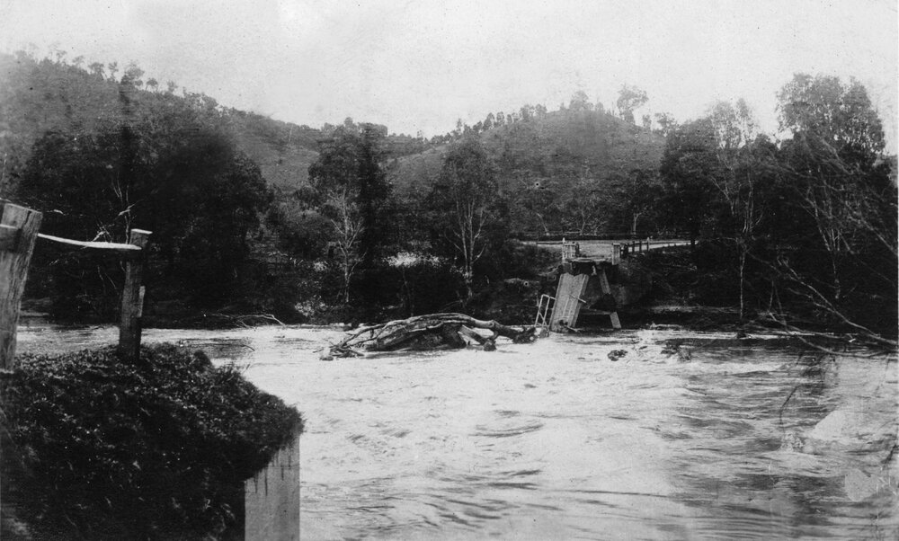 Collapse of Thornton Bridge, Goulburn River