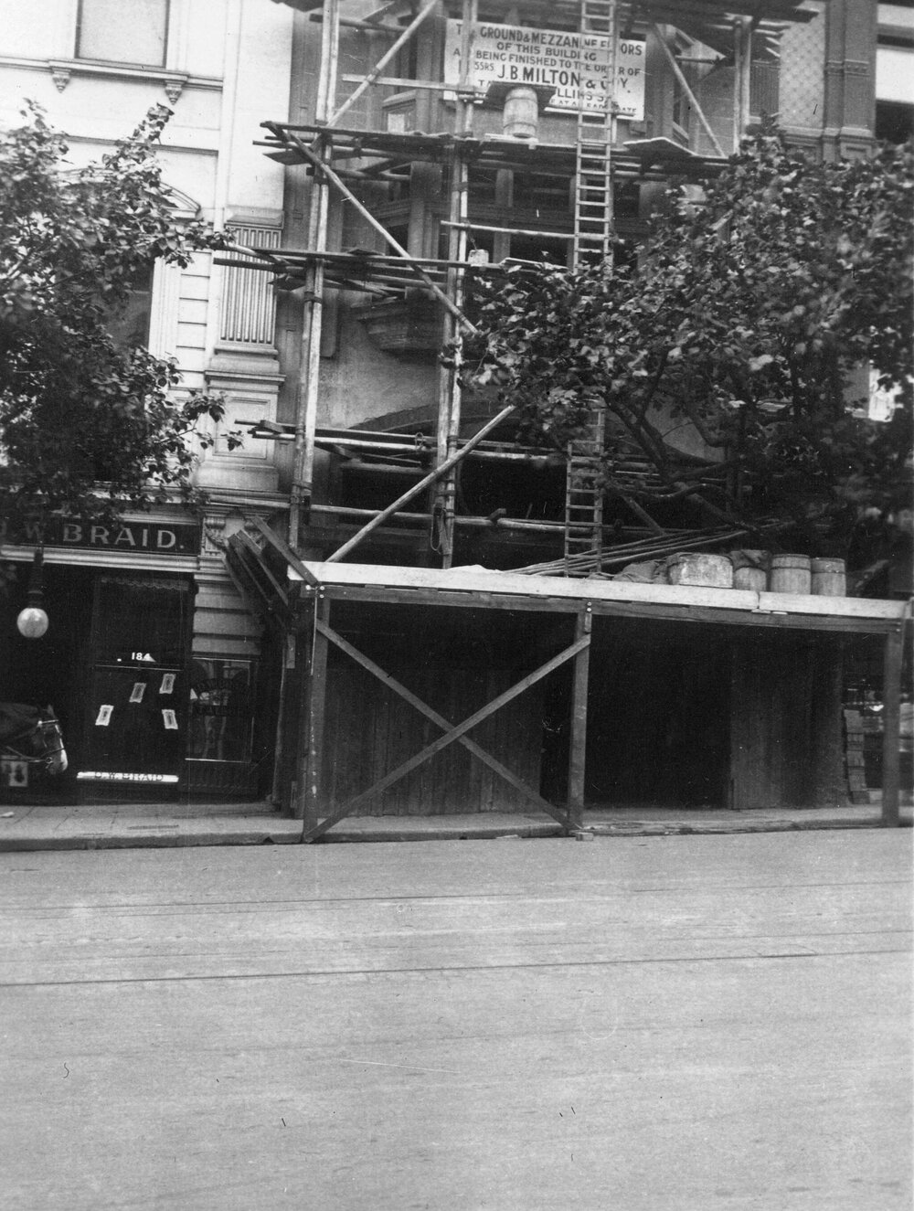Construction of Coates Building, Collins Street, Melbourne