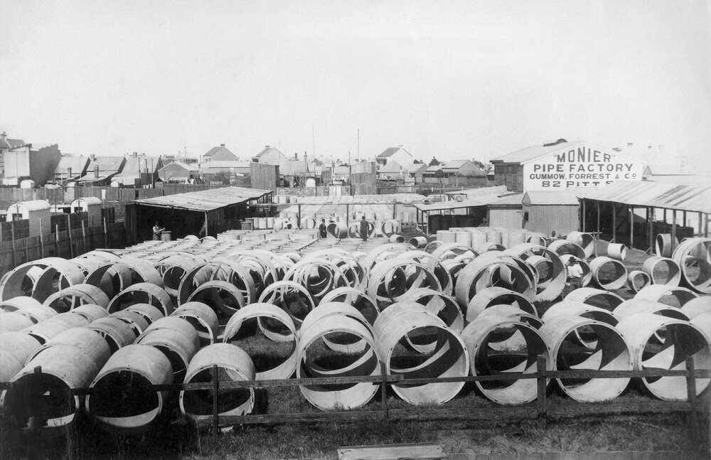 Monier Pipe Storage Yards, Sydney