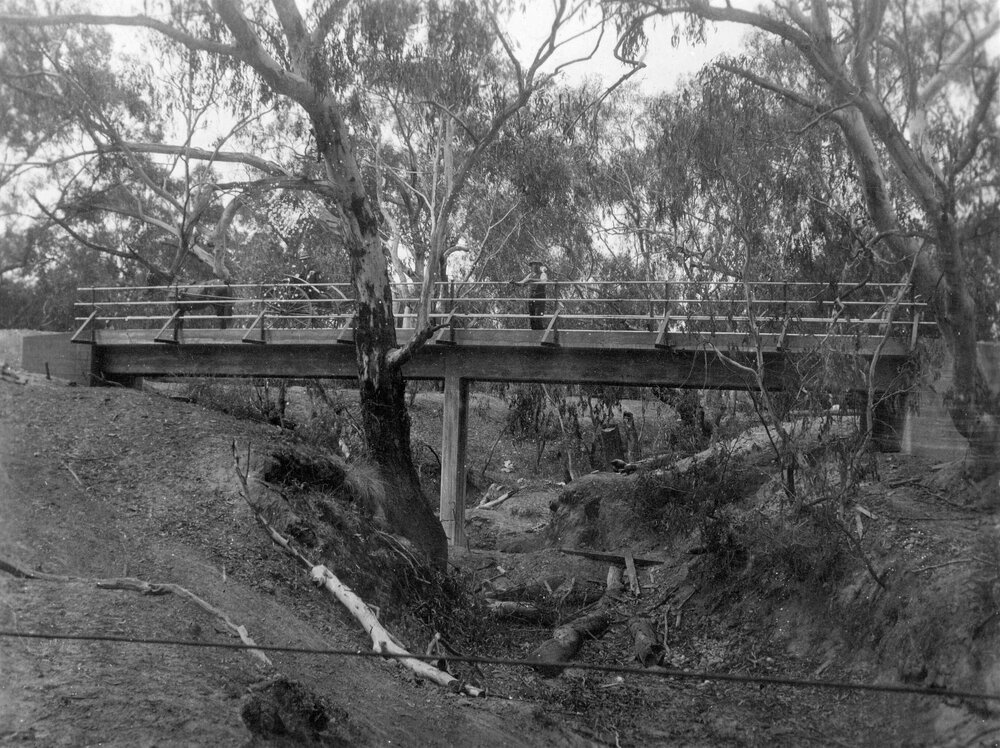 Bridge over Black Dog Creek, Escort Bridge Road, Norong, Victoria