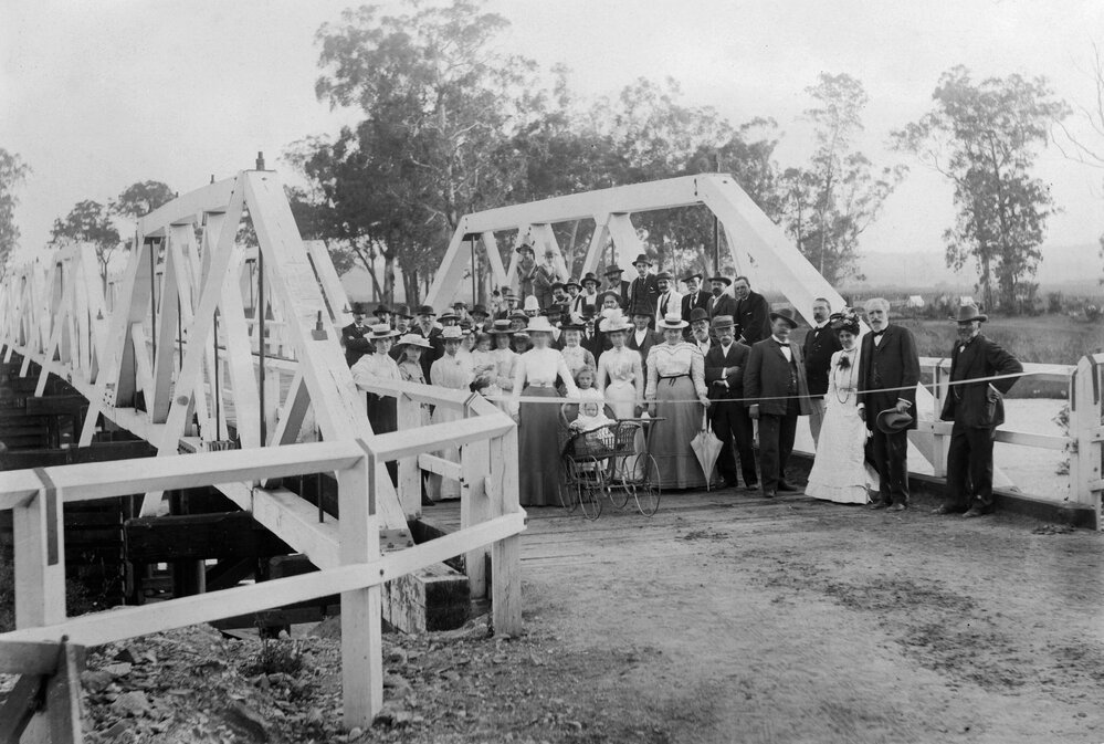 Opening ceremony, Tambo Bridge, Bruthen, Victoria