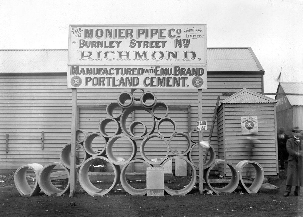 Monier Pipe Co. display at Royal Melbourne Show