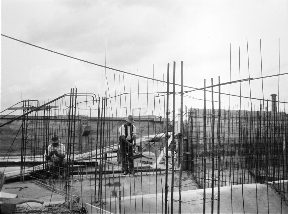 Construction of Metropolitan Gas Works, West Melbourne