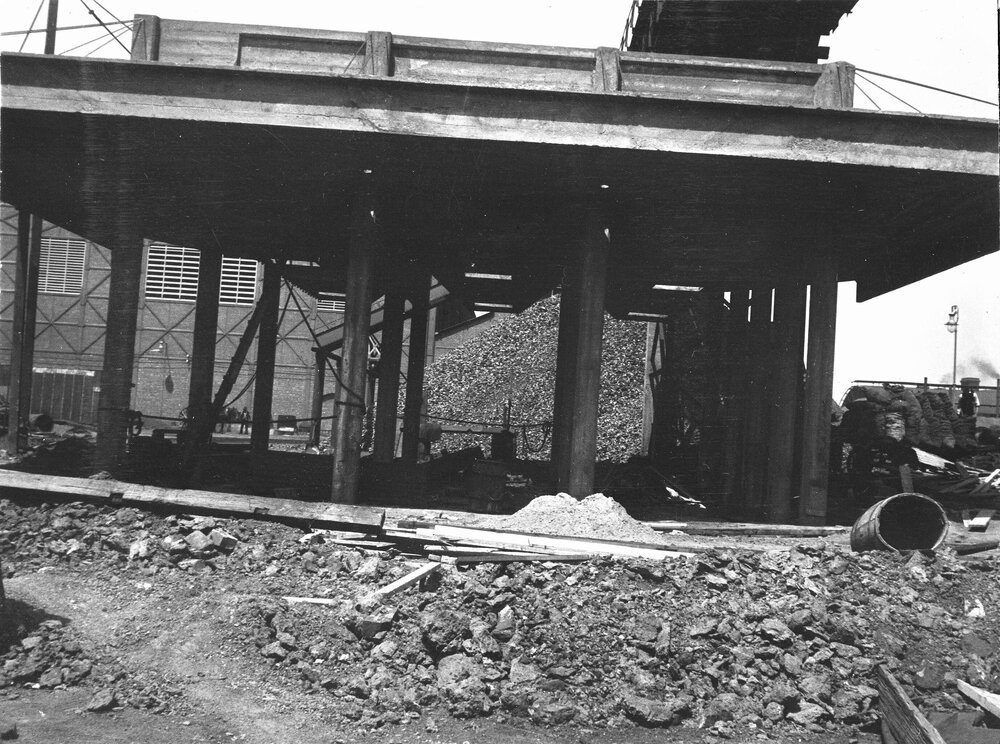 Construction of Metropolitan Gas Works, West Melbourne
