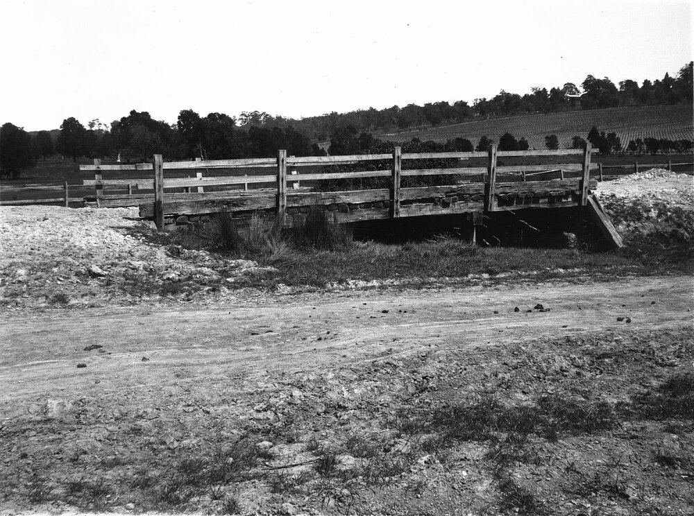 Old Yeringberg Bridge, Yeringberg Creek, Maroondah Highway, Yering
