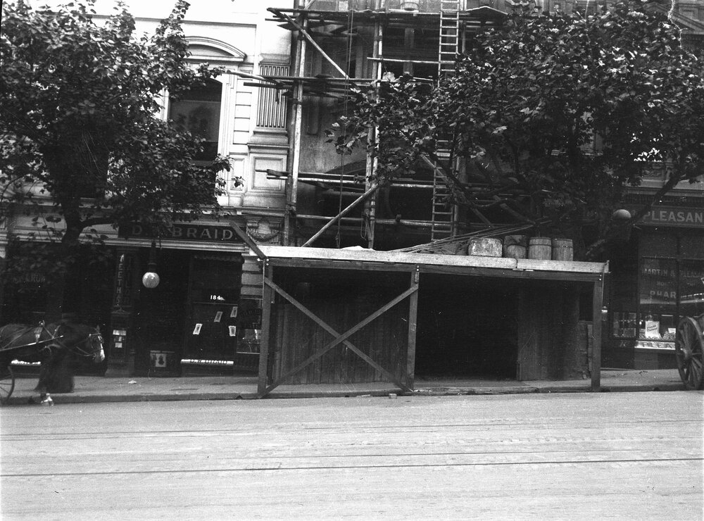 Construction of Coates Building, Collins Street, Melbourne