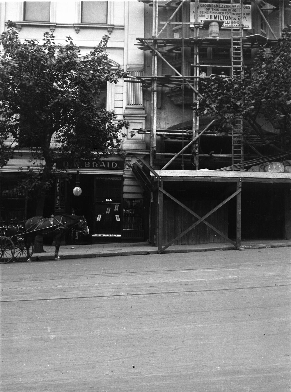 Construction of Coates Building, Collins Street, Melbourne