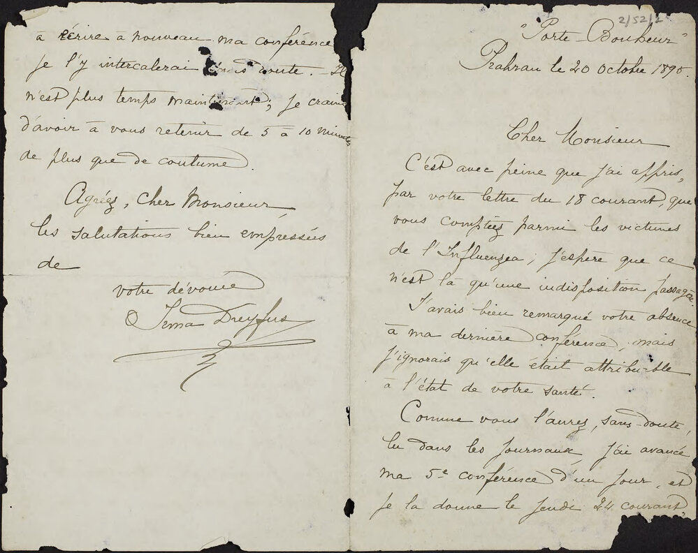 DREYFUS, Irma (see also Aarons), "Porte-Bonheur", Prahran.