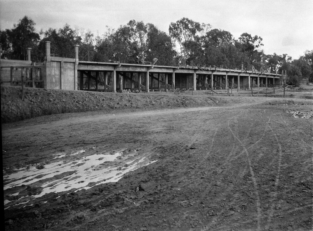 Construction of Mooroopna Bridge