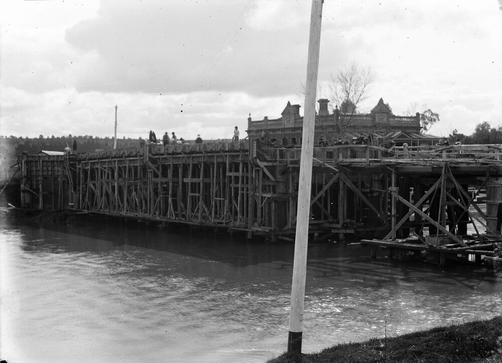 Bridge under construction