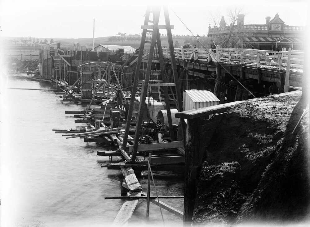 Bridge under construction