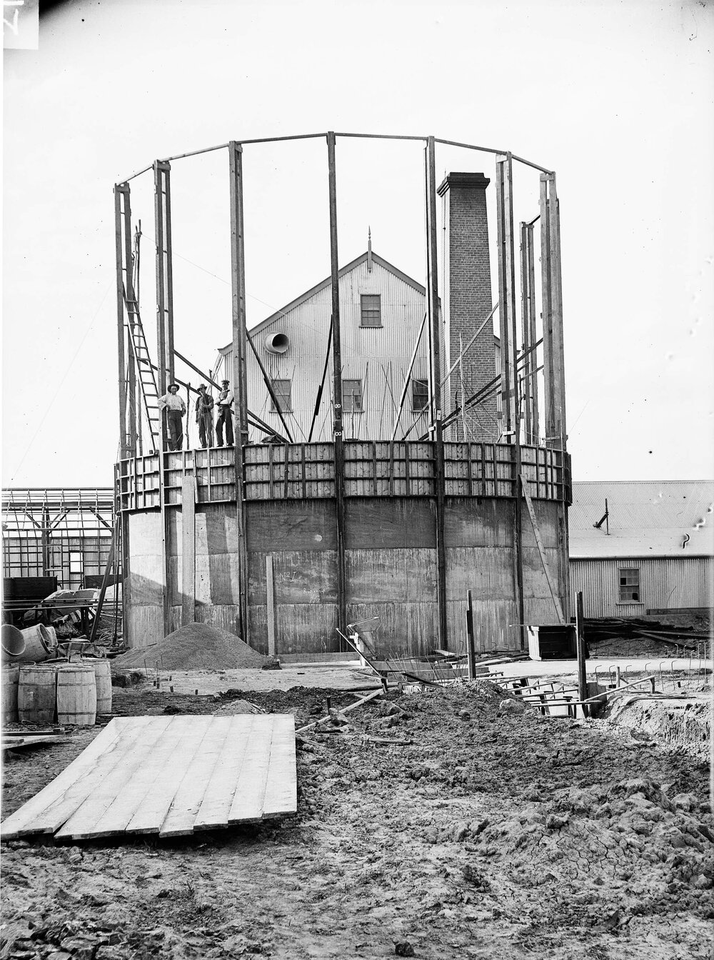 Rupanyup Silos under construction
