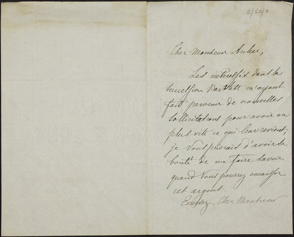 GOYZNETA, A. De, Melbourne.