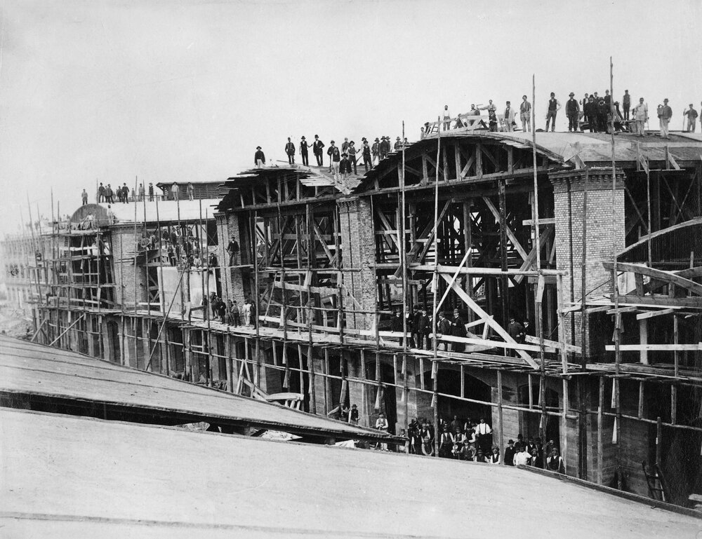 Monier roofs for Glass Factory of Evert &amp; Neumann, Stralau, Berlin