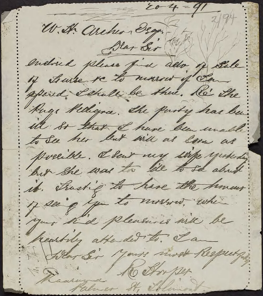 HARPER, R. Palmer Street, Jolimont