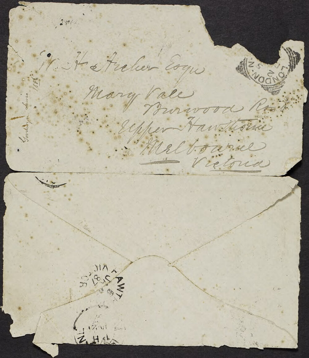 LEWIS, E. Goodwin, Studio, 21 Fitzroy St, Fitzroy Square, W. London