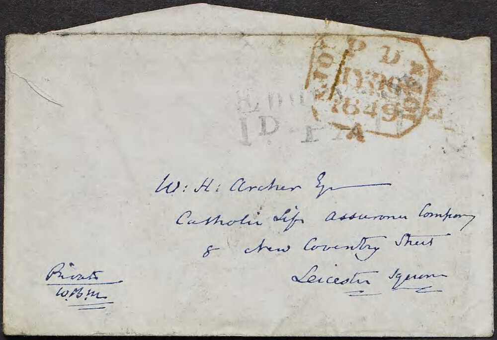 McCABE, William B., 29 Upper Belgrove Place, London