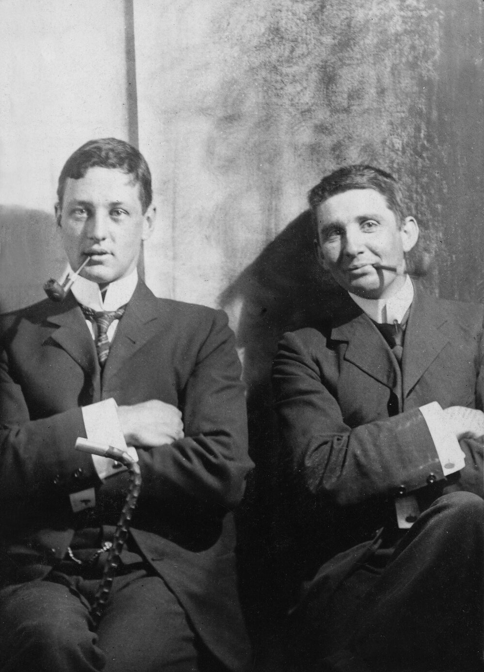 Two unidentified males