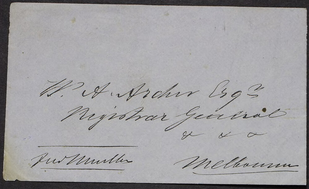 MUELLER, Baron Sir Ferdinand von, Botanical Gardens, Melbourne.