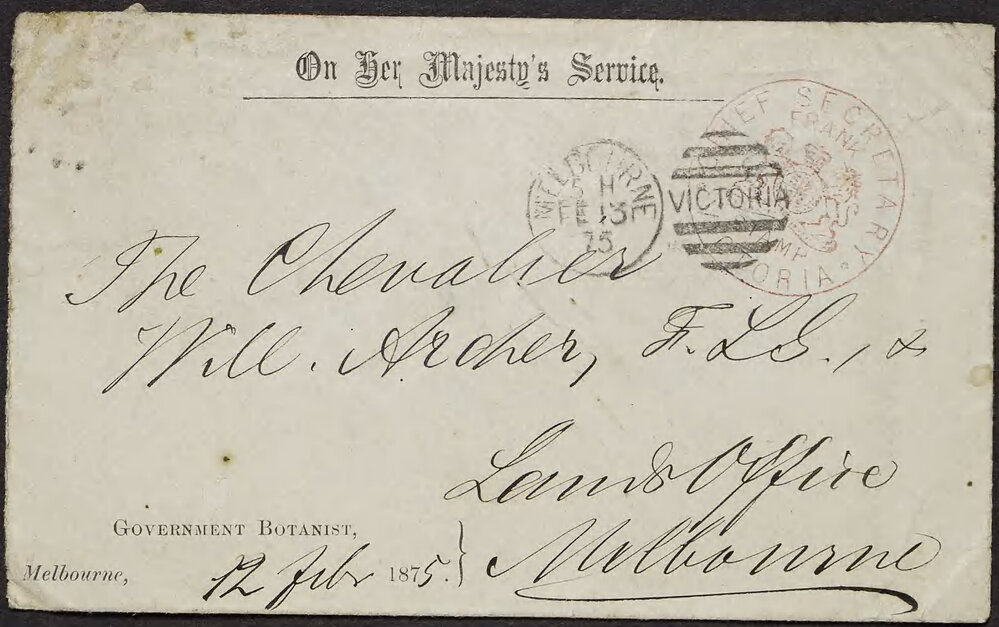 MUELLER, Baron Sir Ferdinand von, Morton&rsquo;s Hotel, South Yarra.