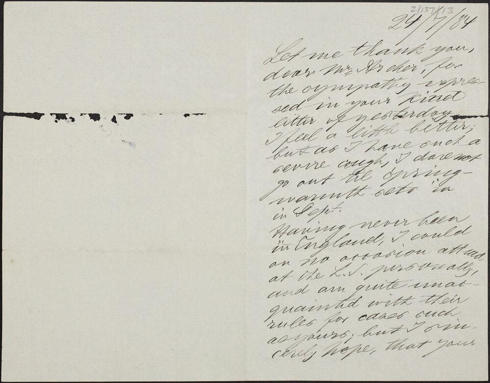 MUELLER, Baron Sir Ferdinand von, no address.