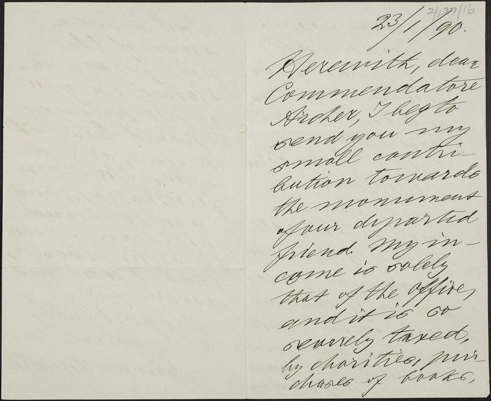 MUELLER, Baron Sir Ferdinand von, no address.
