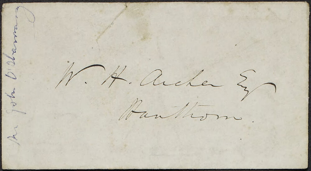 O'SHANASSY, JOHN, "Tara", Hawthorn, Melbourne.