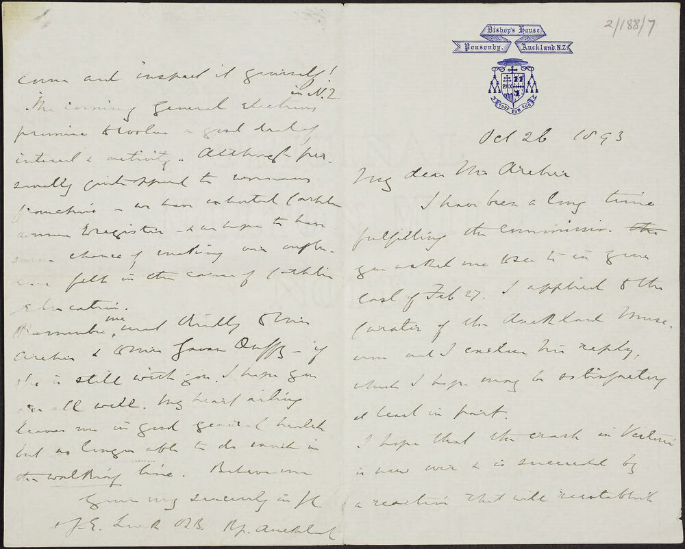 SYMONDS, E.S.  Melbourne.