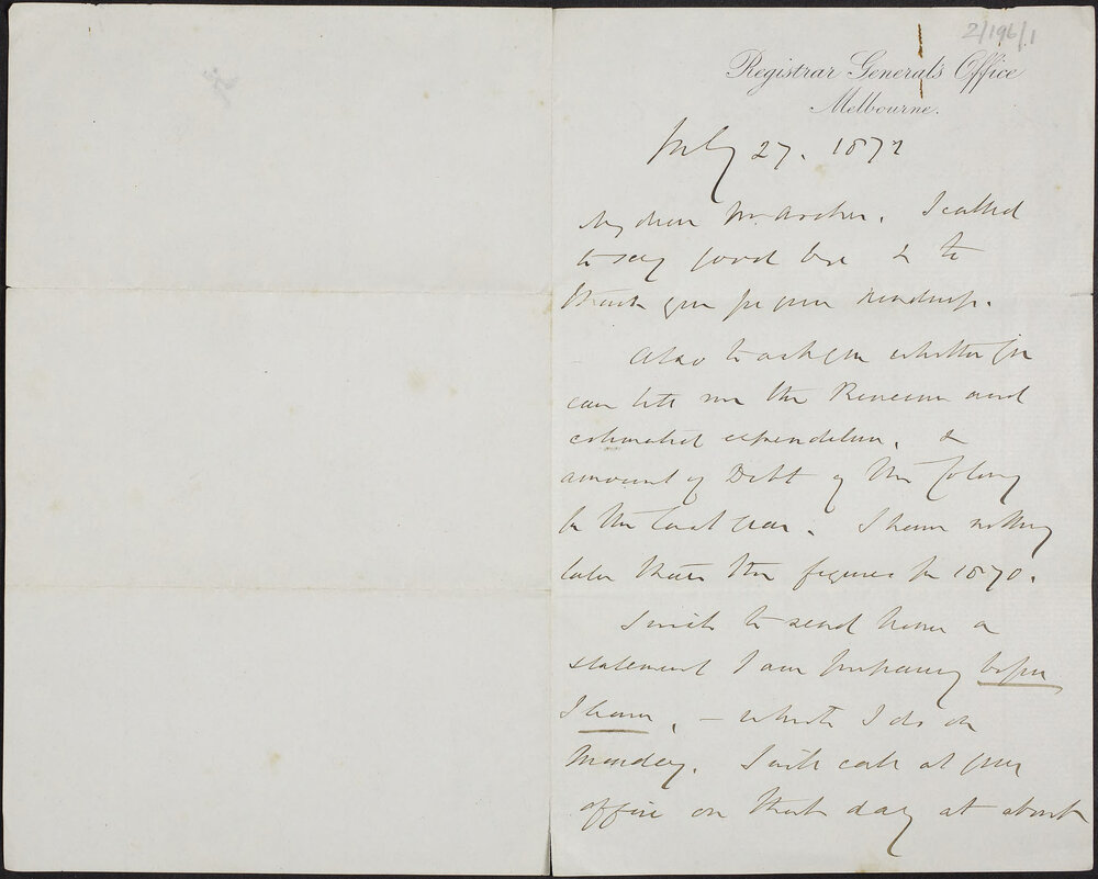 TROLLOPE, Anthony, Cara-Killarney, Ireland.