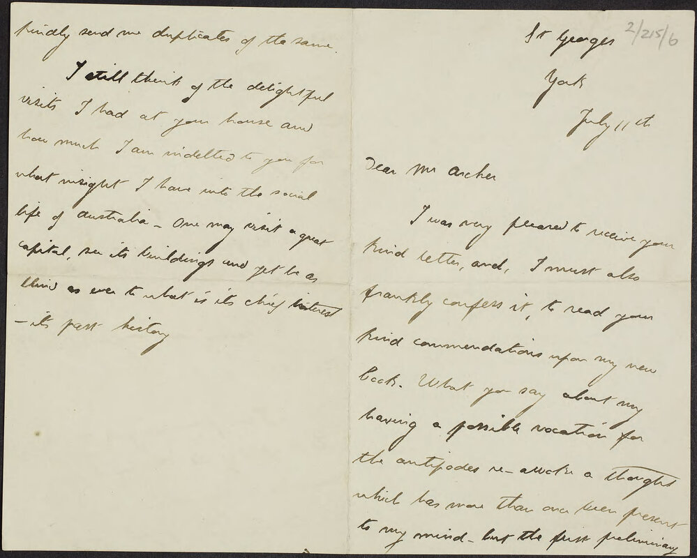 Unknown, no address.