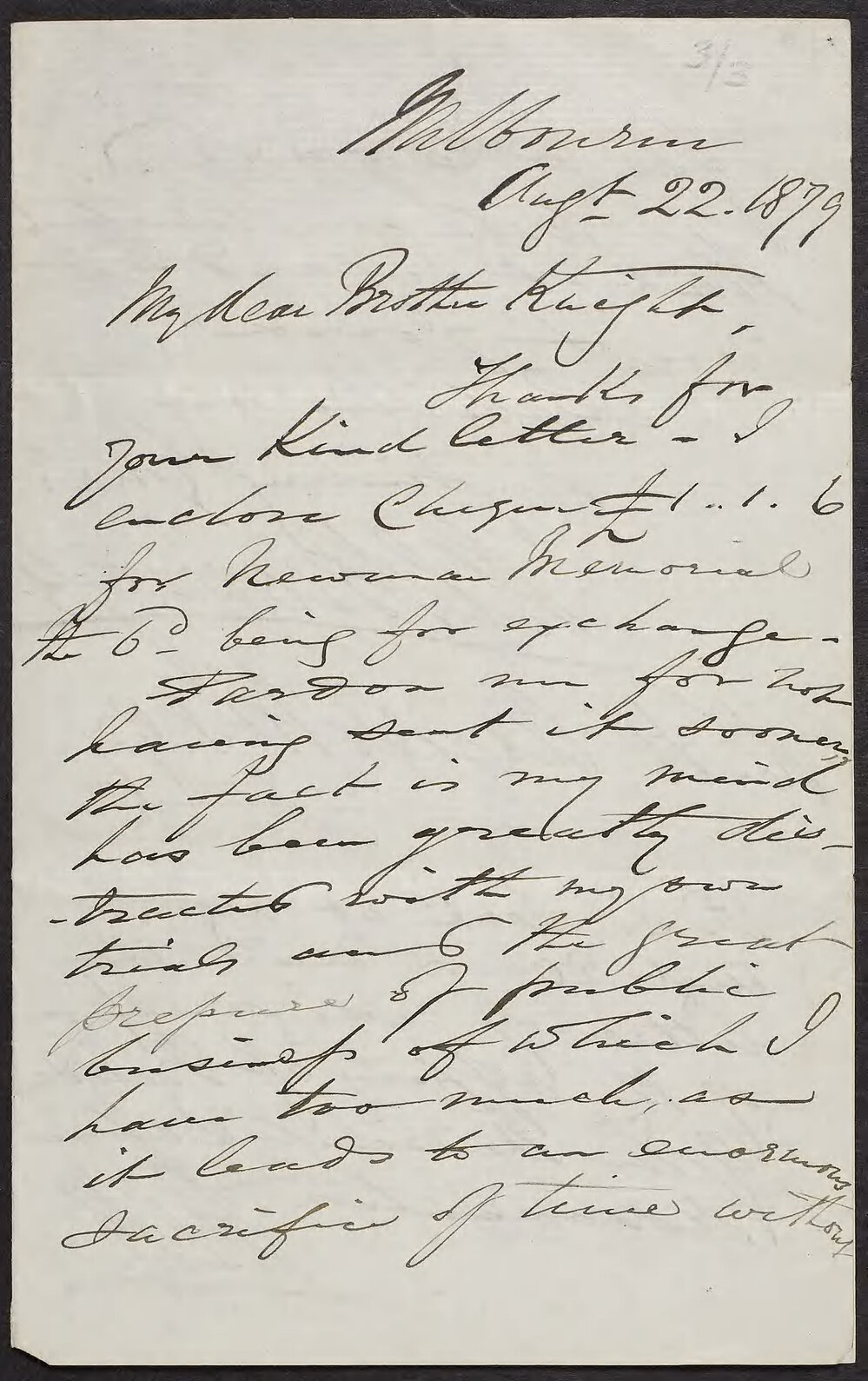 Archer to William Dalley