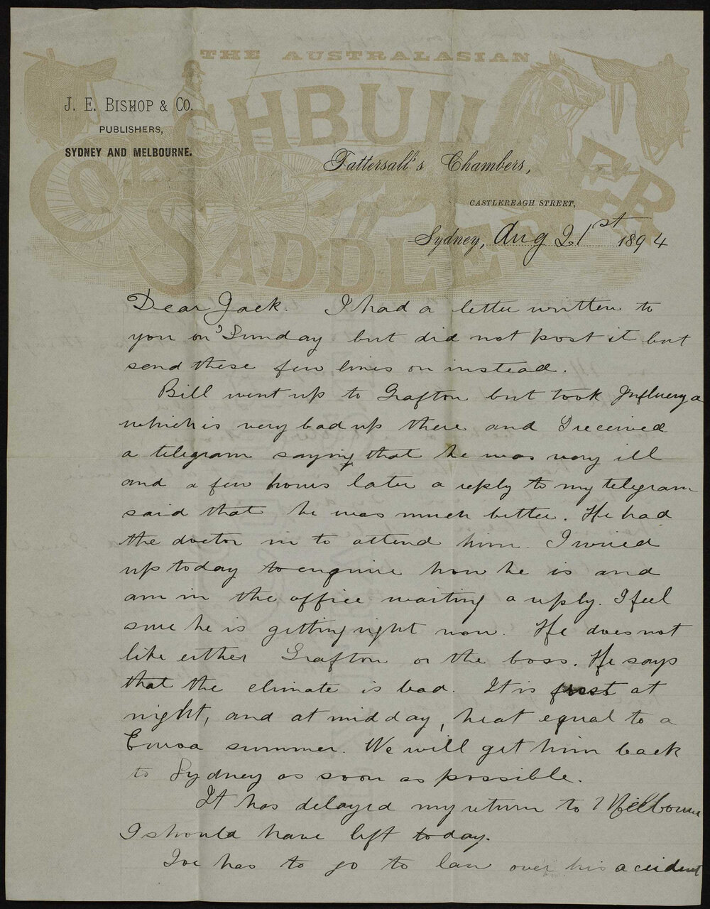 Tattersall&rsquo;s chambers to Jack