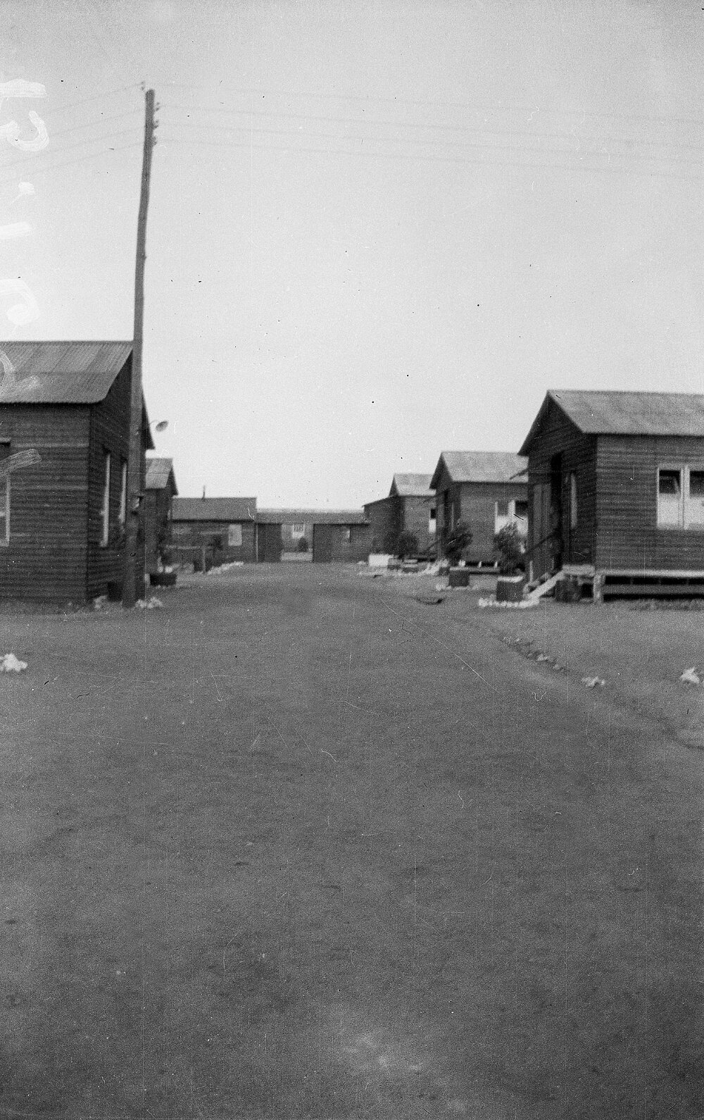 Series of timber buildings