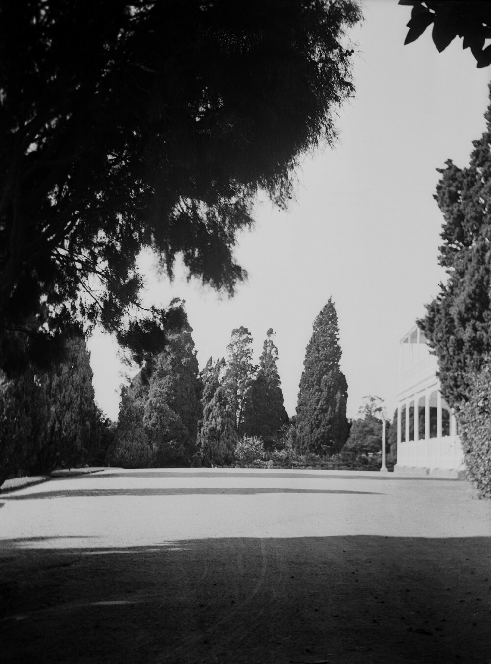 External view of part of the front of the house at 'Como', South Yarra