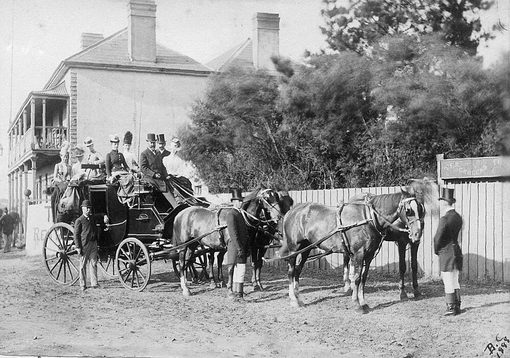 Conveyances of the past.