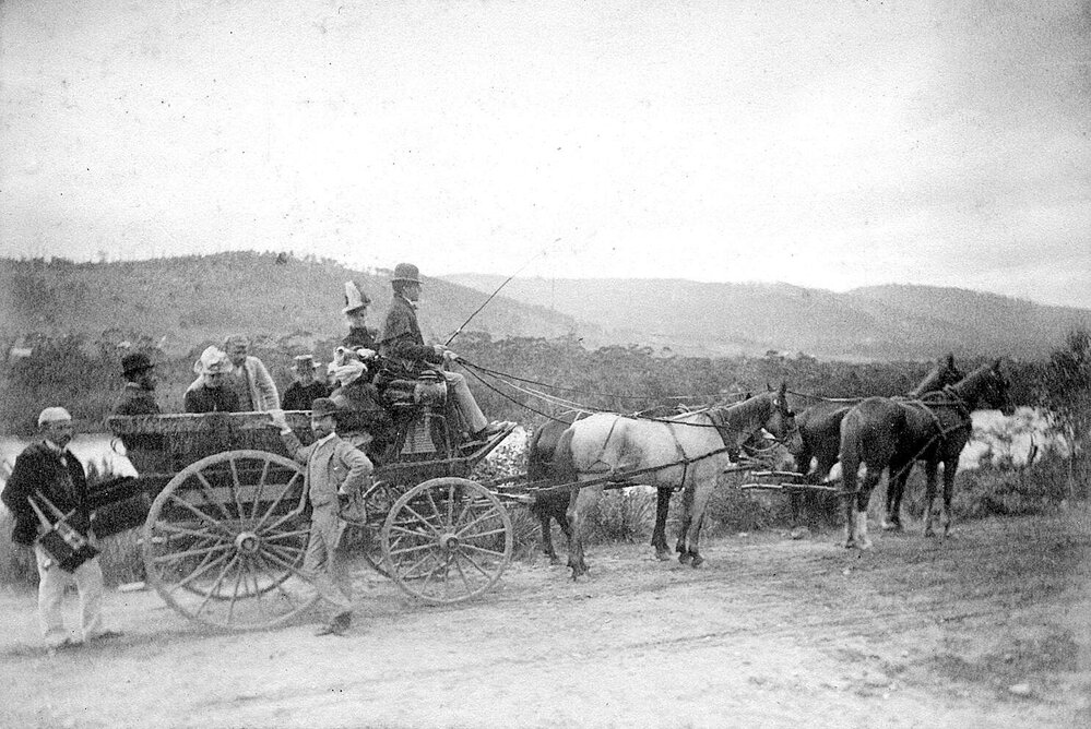 Conveyances of the past.