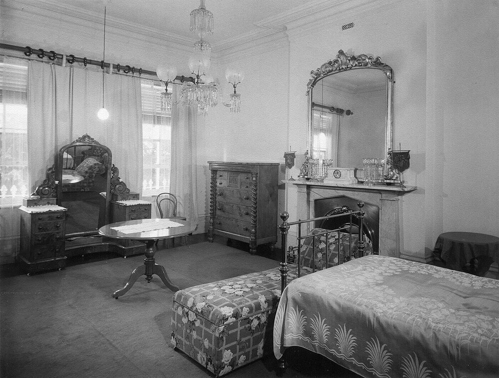 Interior view of 'Como' showing furnishings