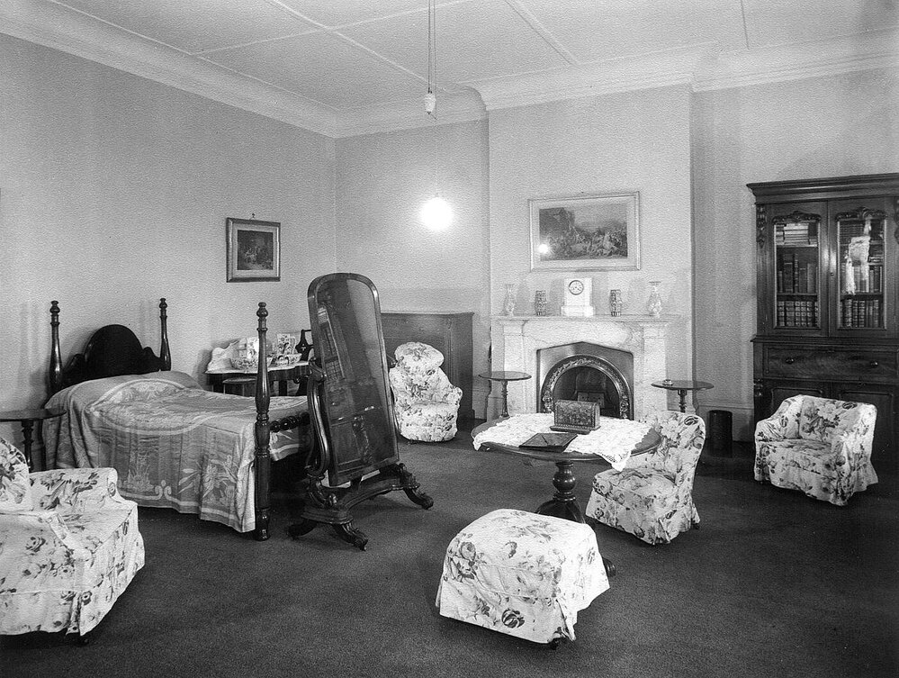 Interior view of 'Como' showing furnishings