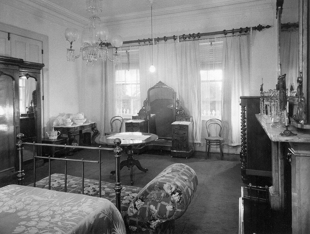 Interior view of 'Como' showing furnishings