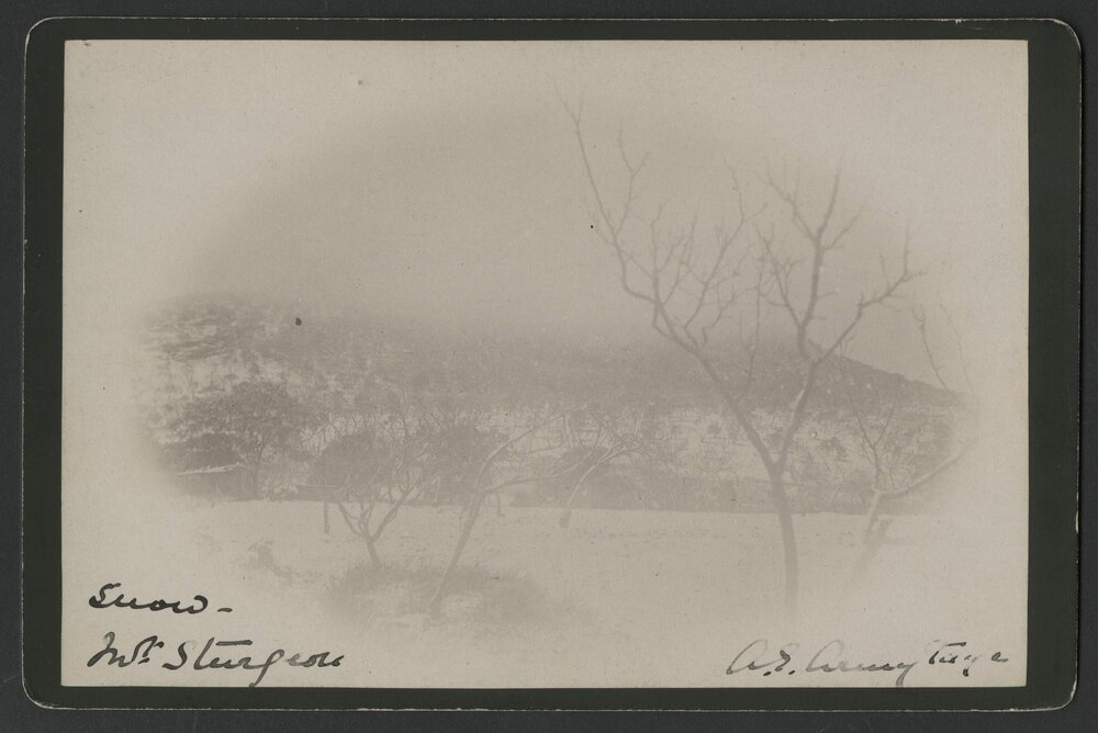 Snow, Mount Sturgeon