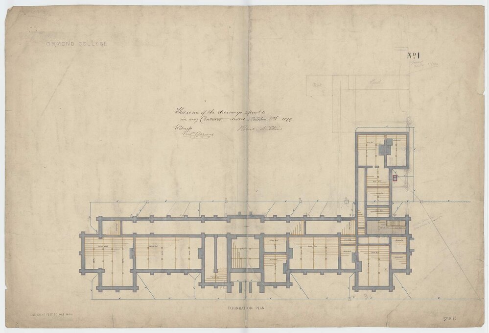Ormond College Foundation Plan [1335]