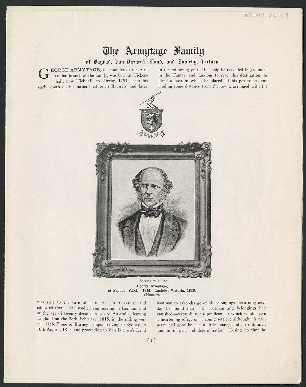 "The Armytage Family" booklet