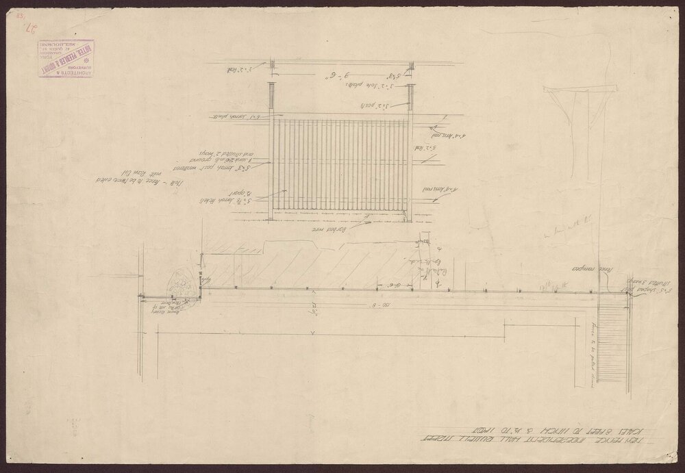 Independent Hall , Russell St, new fence